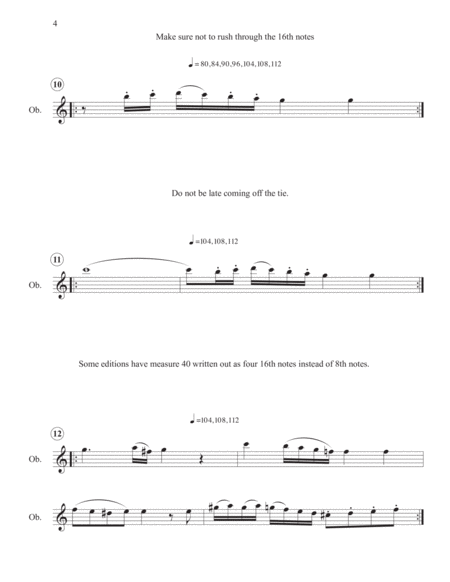 Practice Guide - Mozart Oboe Concerto Movement 1 image number null