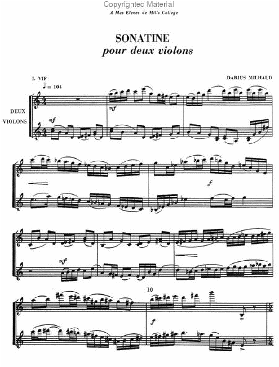 Sonatine Chamber Music scores gallery preview page 2