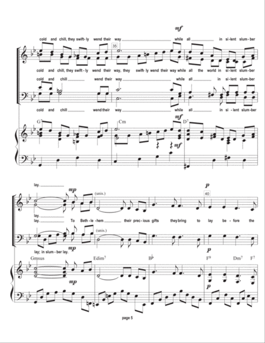 In The Night 4-Part scores gallery preview page 6