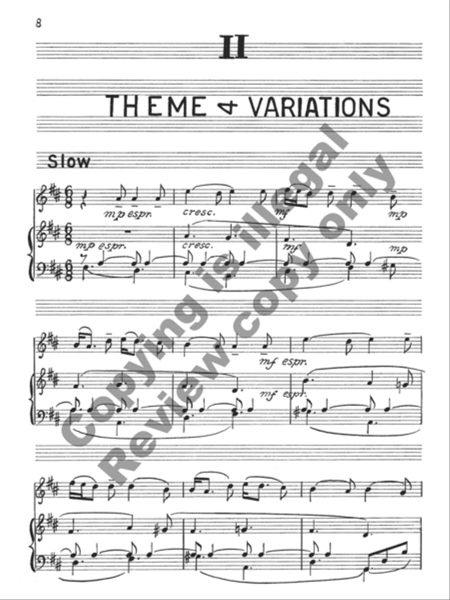 Short Sonata No. 1 For Flute And Harpsichord (Or Piano) [Score And Part] Flute Solo scores gallery preview page 14