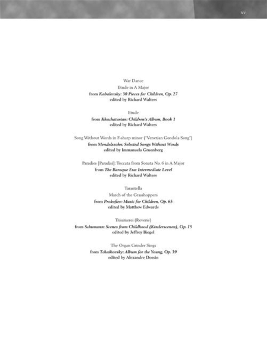 Baroque to Modern: Upper Intermediate Level Piano Solo scores gallery preview page 9