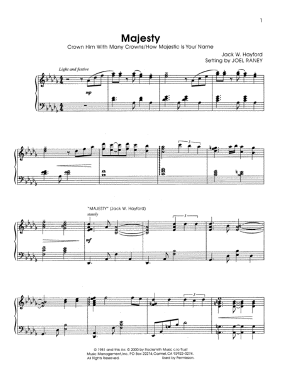Overtures of Praise Piano Solo scores gallery preview page 2