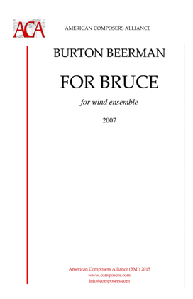Book cover for [Beerman] For Bruce