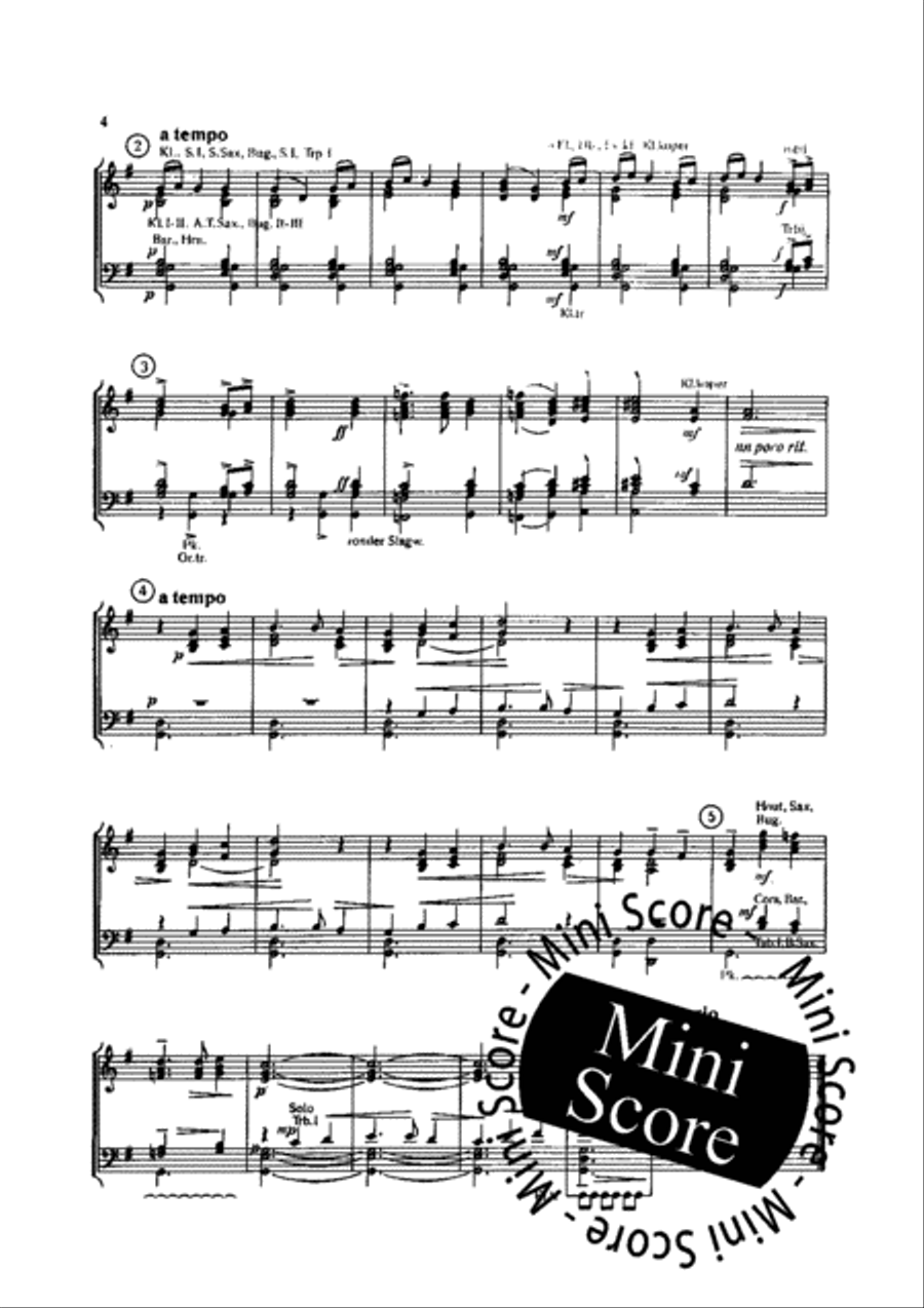 Serenata Semplice Concert Band scores gallery preview page 6