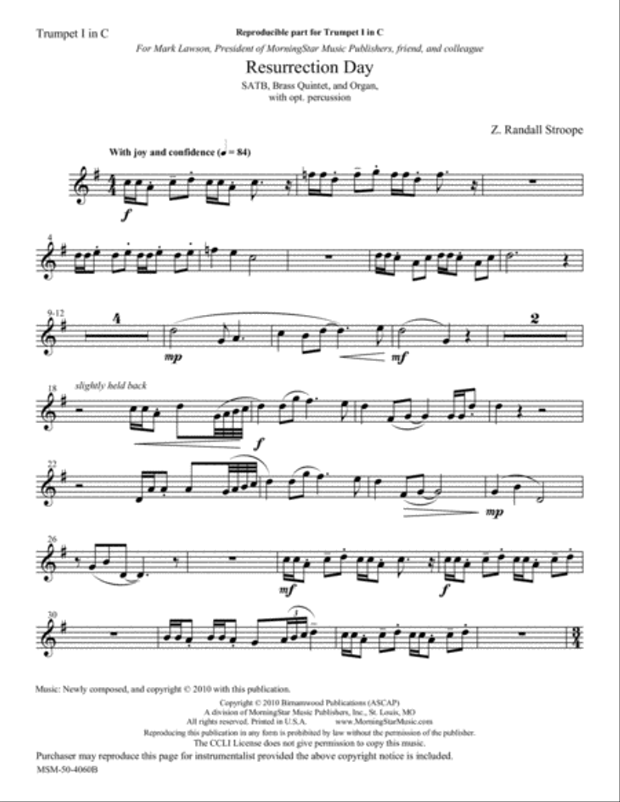 Resurrection Day Choir scores gallery preview page 3