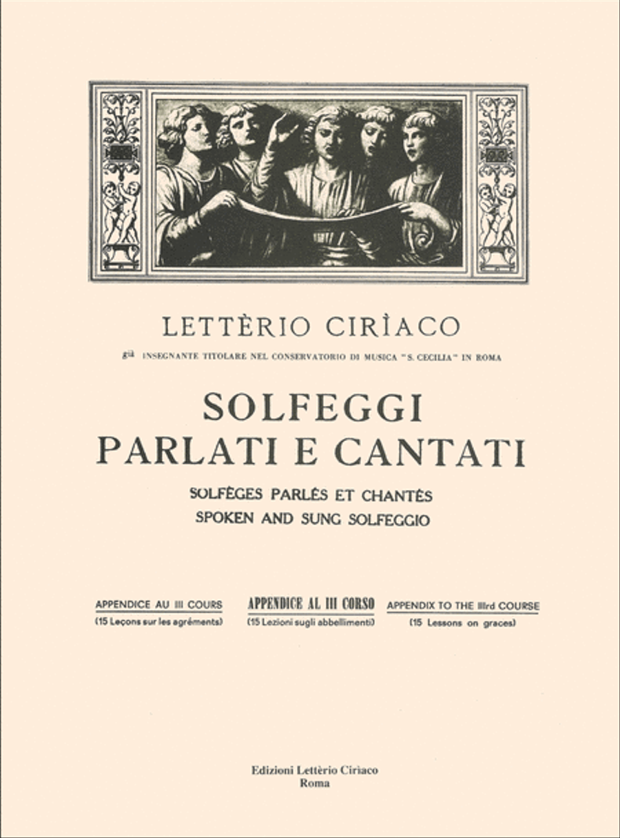 Solfeggi Cantati e Parlati 3 Corso Appendice School and Community scores gallery preview page 1