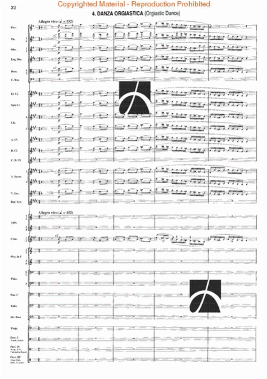 Belkis, Regina Di Saba (Part II) Concert Band scores gallery preview page 32