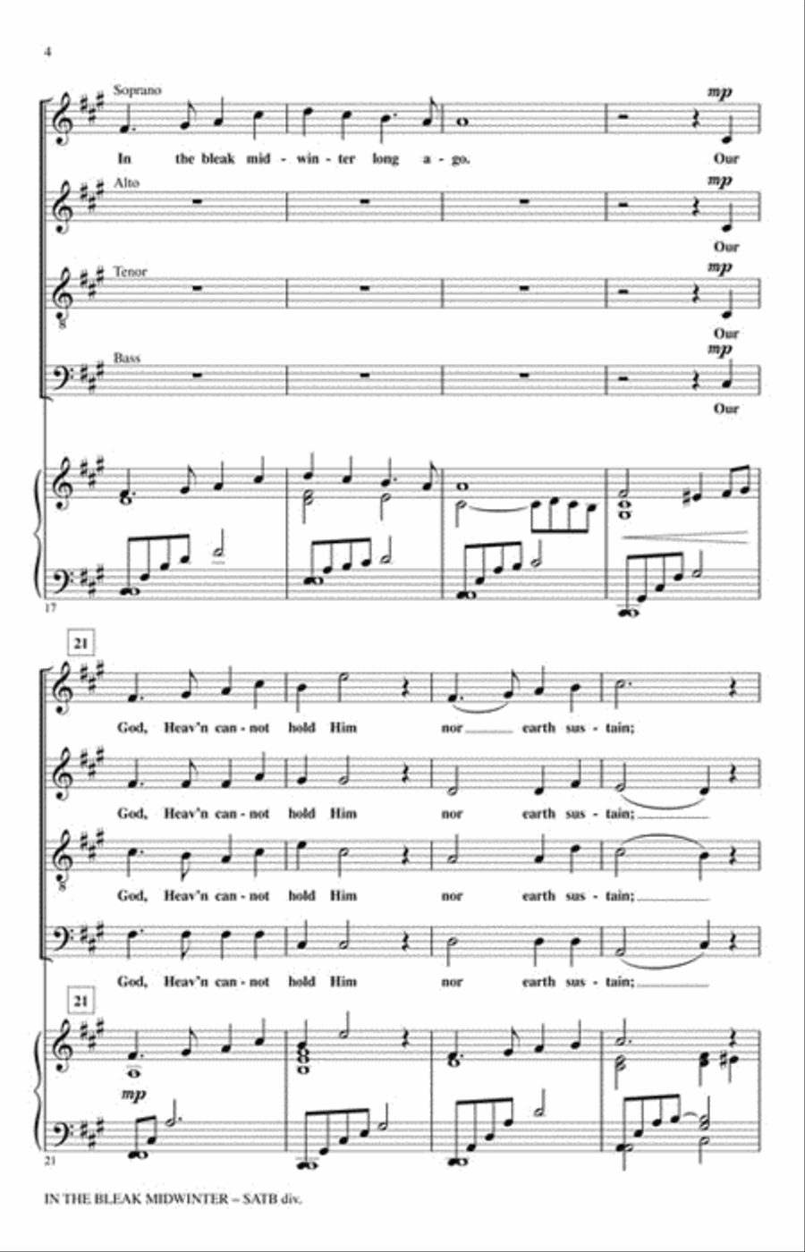 In the Bleak Midwinter Divisi scores gallery preview page 3