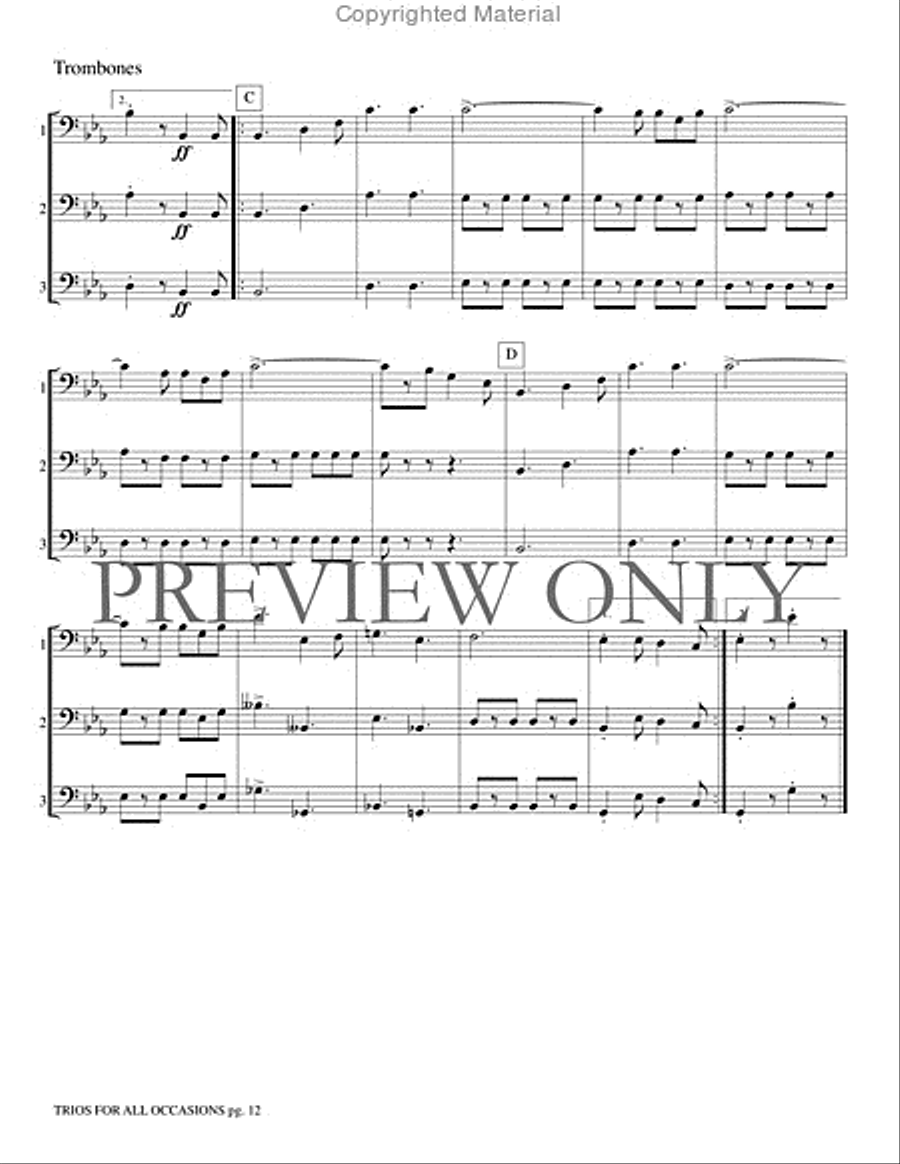 Trios for All Occasions Small Ensemble scores gallery preview page 13