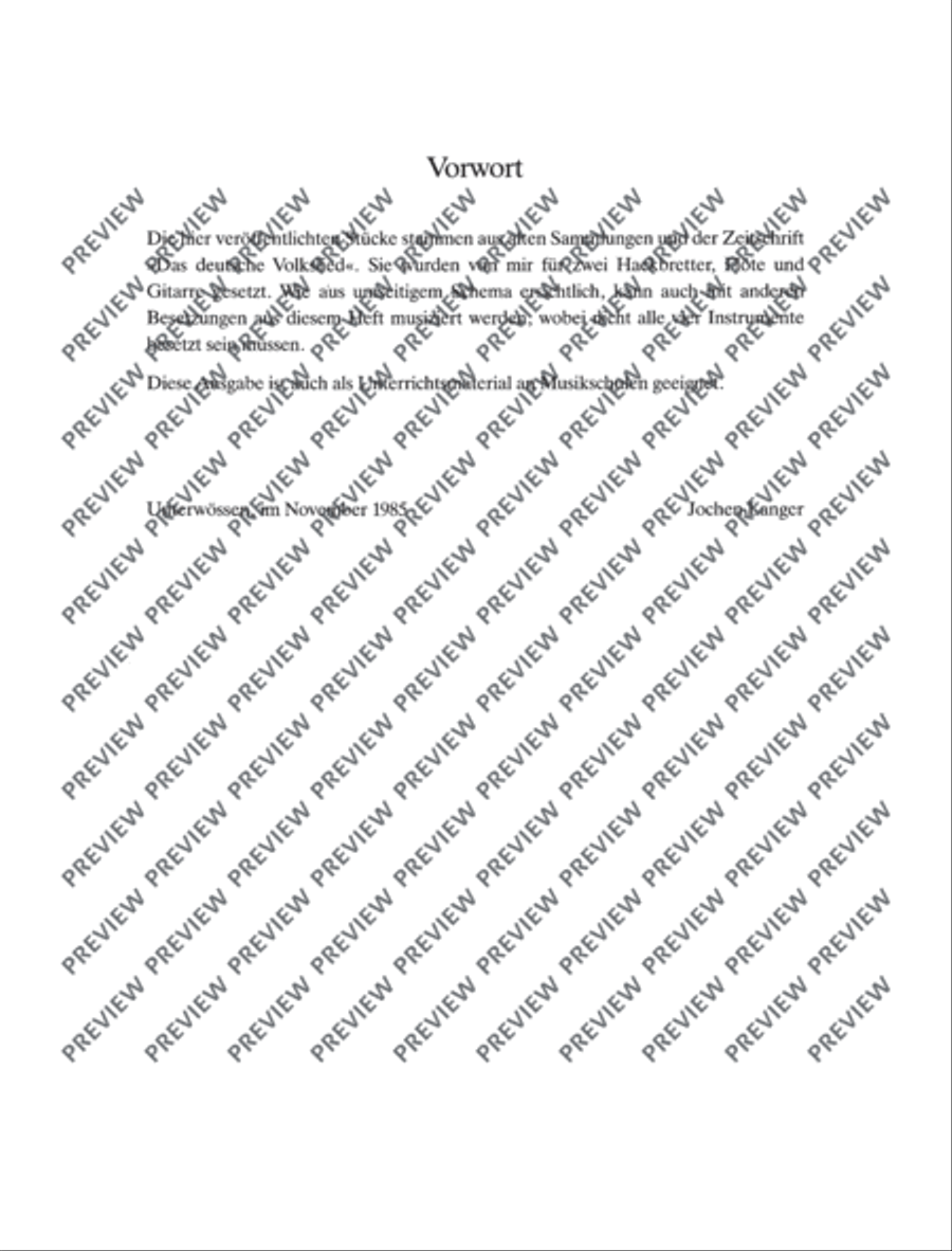 Hackbrett und Flöte Flute scores gallery preview page 4