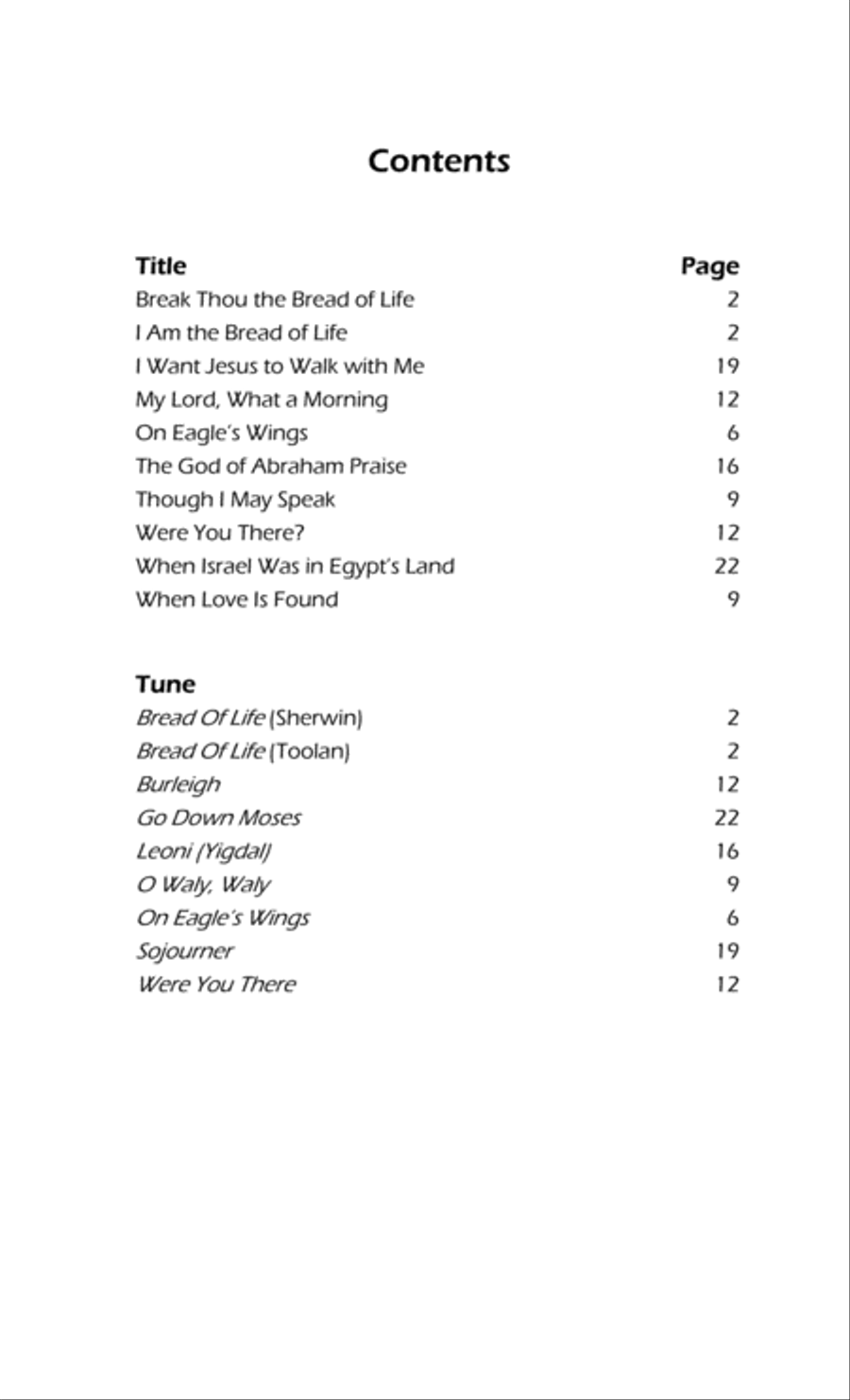 Bread of Life Hymn Settings for Piano Piano Solo scores gallery preview page 2