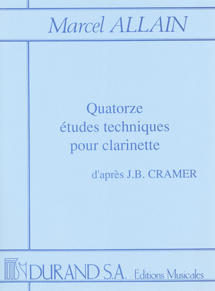 14 Etudes Clarinette (Cramer