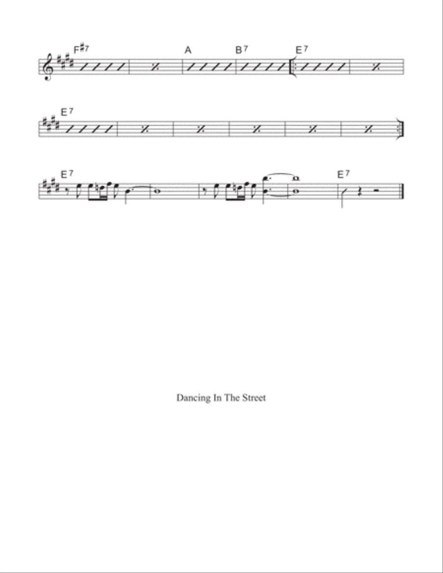 Dancing In The Street Dancing In The Street Piano, Vocal, Guitar scores gallery preview page 2