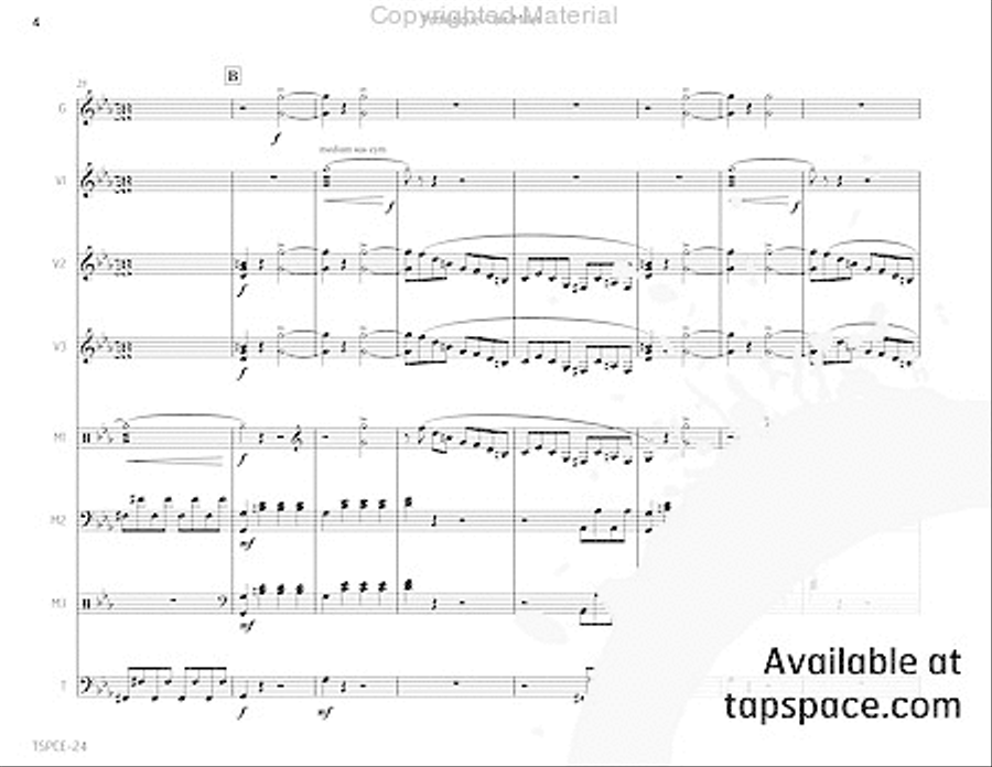 Pathetique Percussion Ensemble scores gallery preview page 9