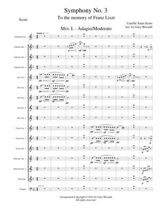 Mvt. Ia. - Adagio/Moderato from Symphony No. 3