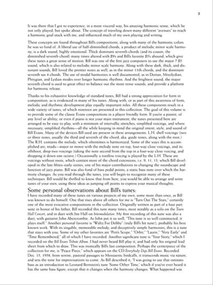 Bill Evans – 19 Arrangements for Solo Piano Piano Solo scores gallery preview page 5