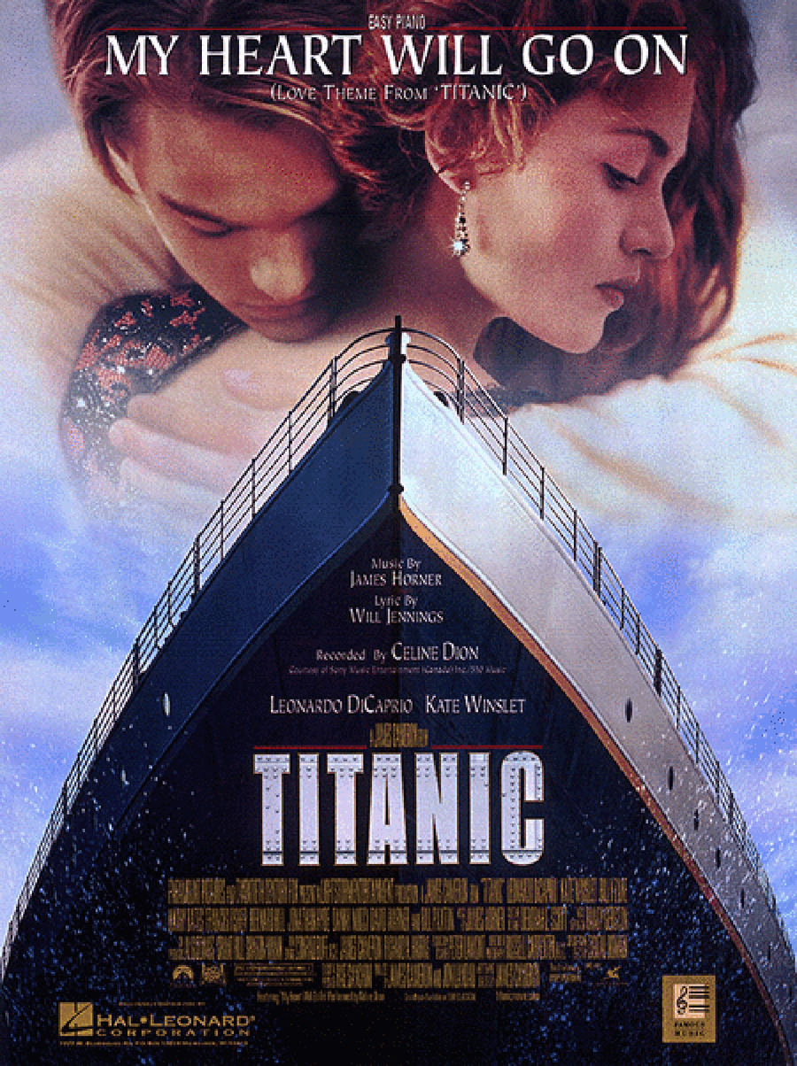 My Heart Will Go On Love Theme From Titanic Piano, Vocal, Guitar scores gallery preview page 1