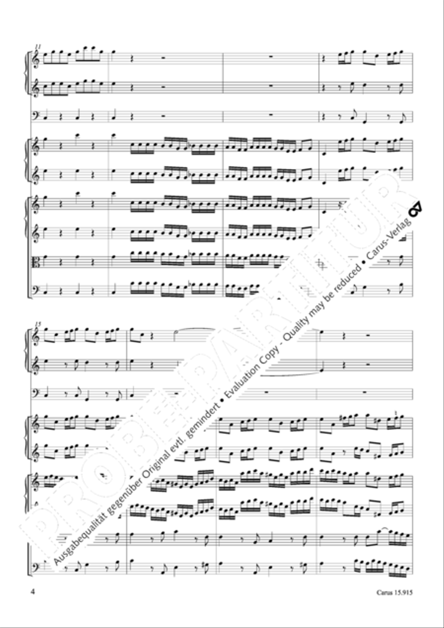 Suite in C minor Oboe scores gallery preview page 5
