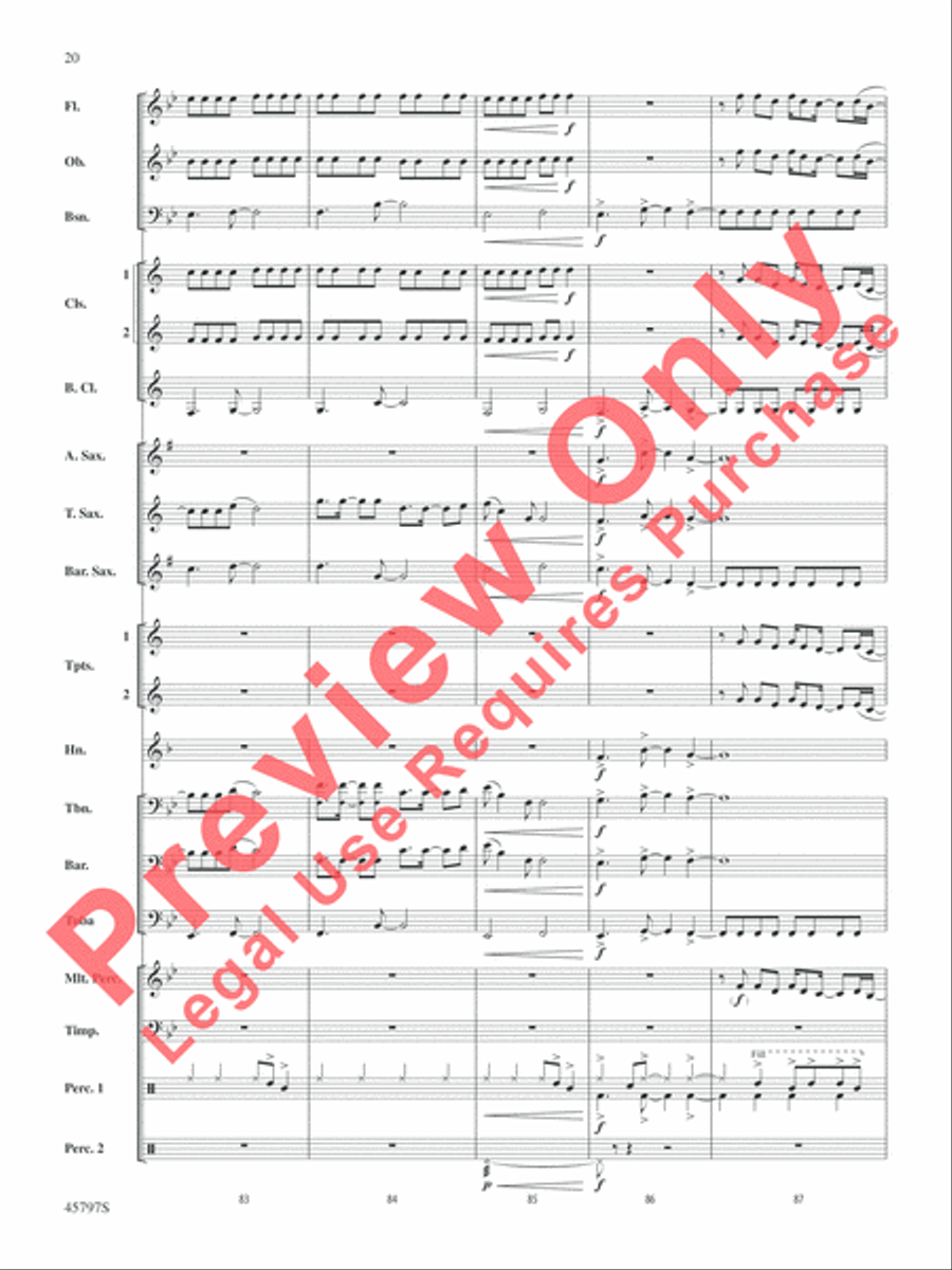 '80s Soundtrax Choir scores gallery preview page 21
