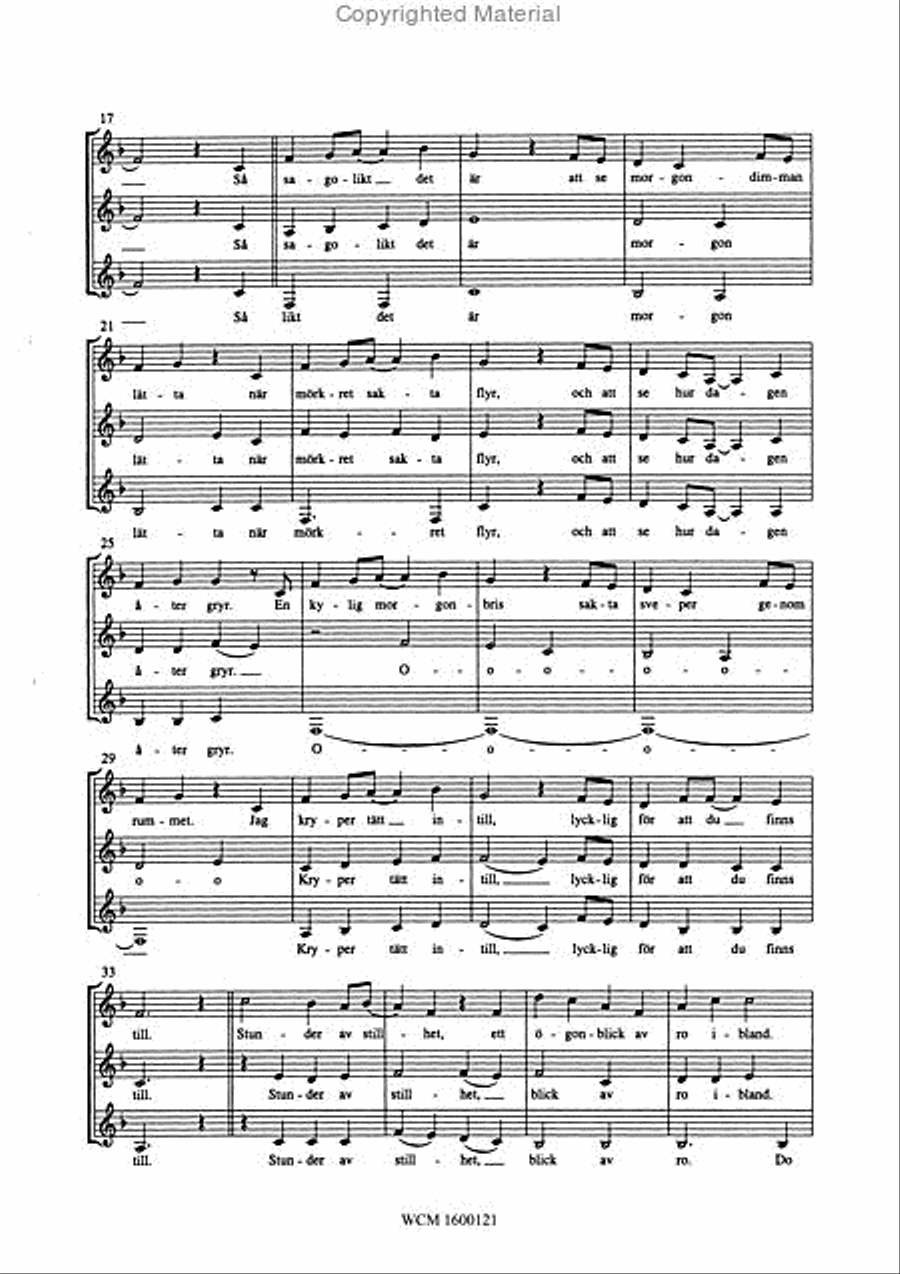 Det vackraste 4-Part scores gallery preview page 3