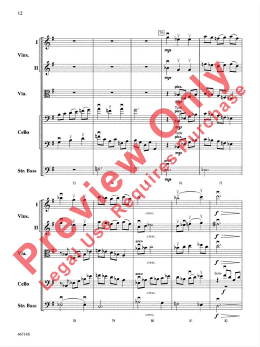 Yumiweeus String Orchestra scores gallery preview page 13