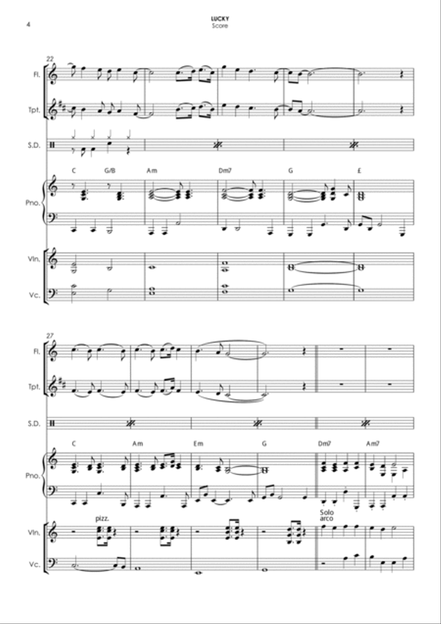 Lucky Small Ensemble scores gallery preview page 4