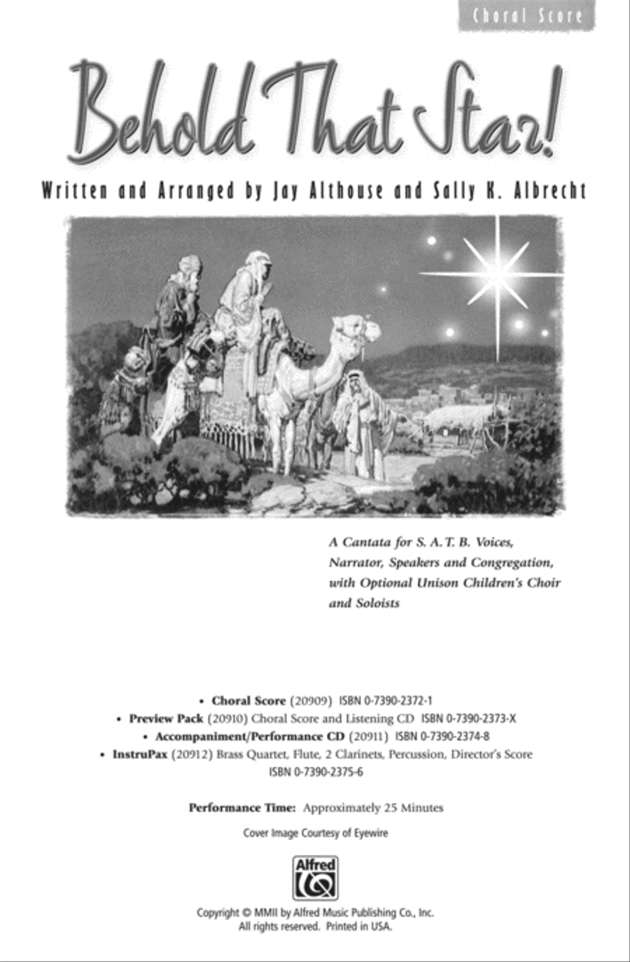 Behold That Star! 4-Part scores gallery preview page 2