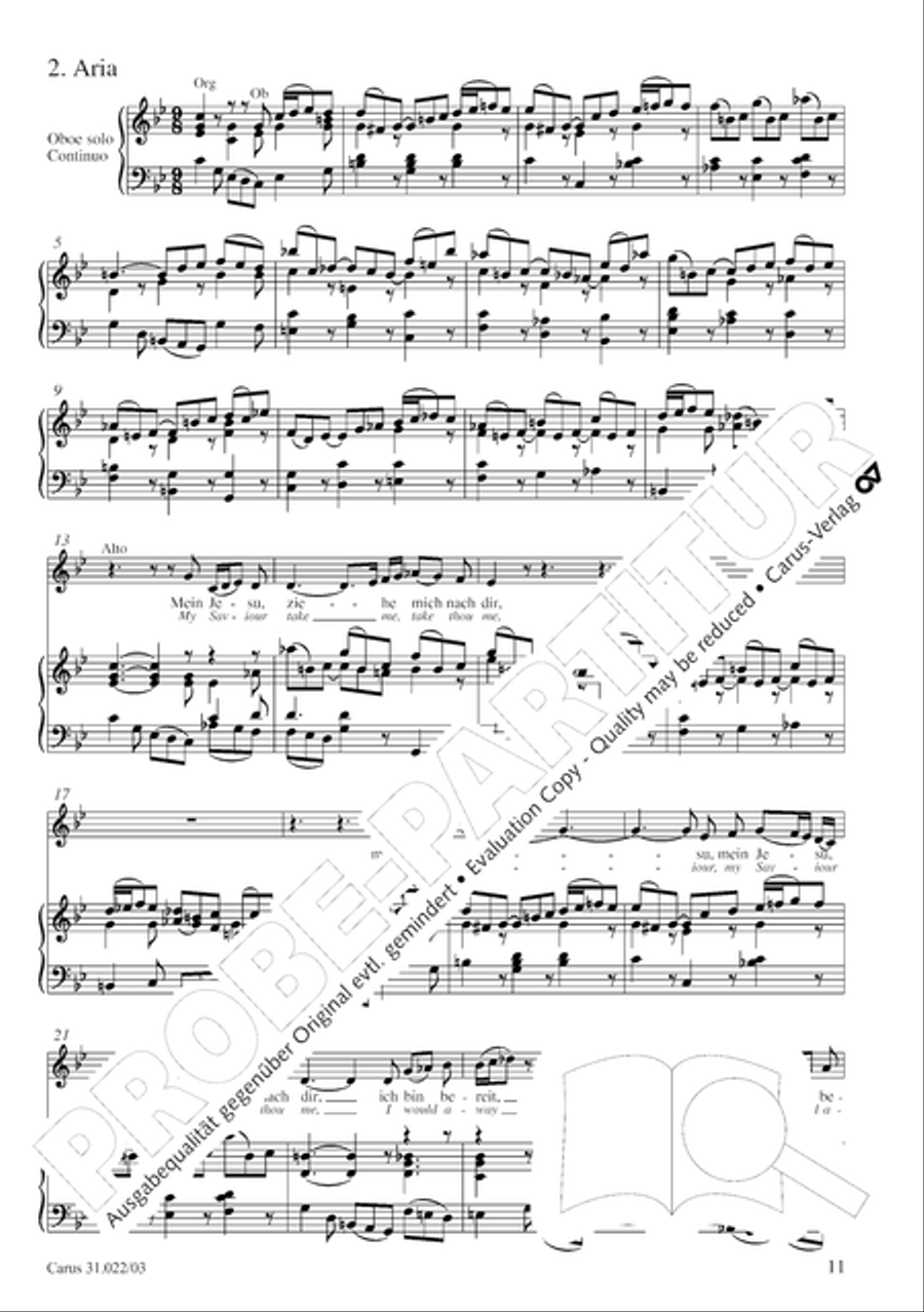Jesus calling then the Twelve to him (Jesus nahm zu sich die Zwolfe) ATB scores gallery preview page 12