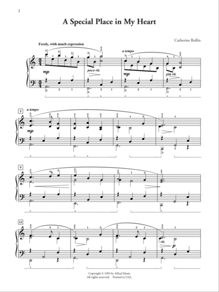 Lyric Moments -- Complete Collection Piano Solo scores gallery preview page 5