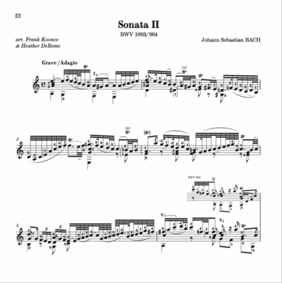 Violin Sonata II, BWV 1003 Violin scores gallery preview page 2