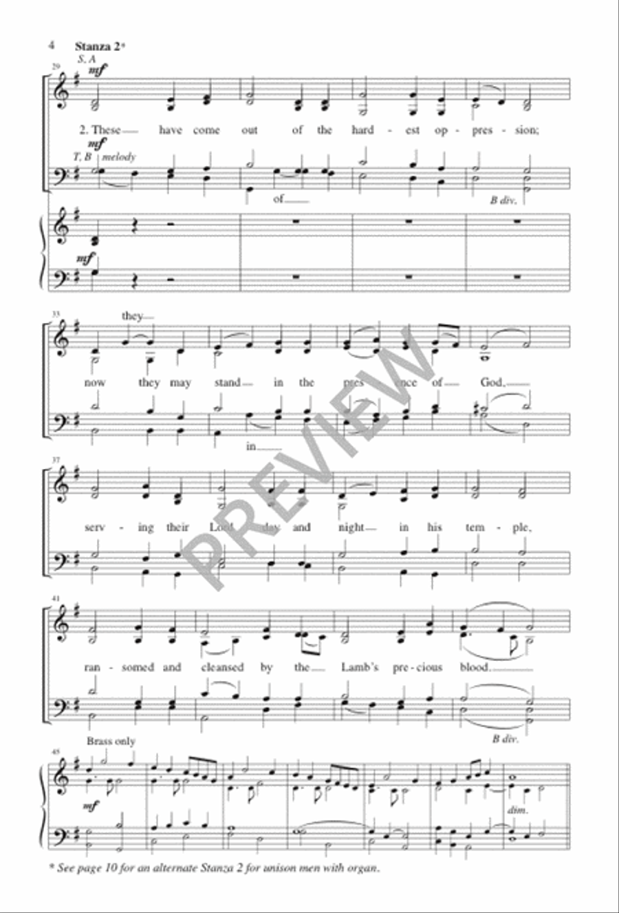Here from All Nations 4-Part scores gallery preview page 4