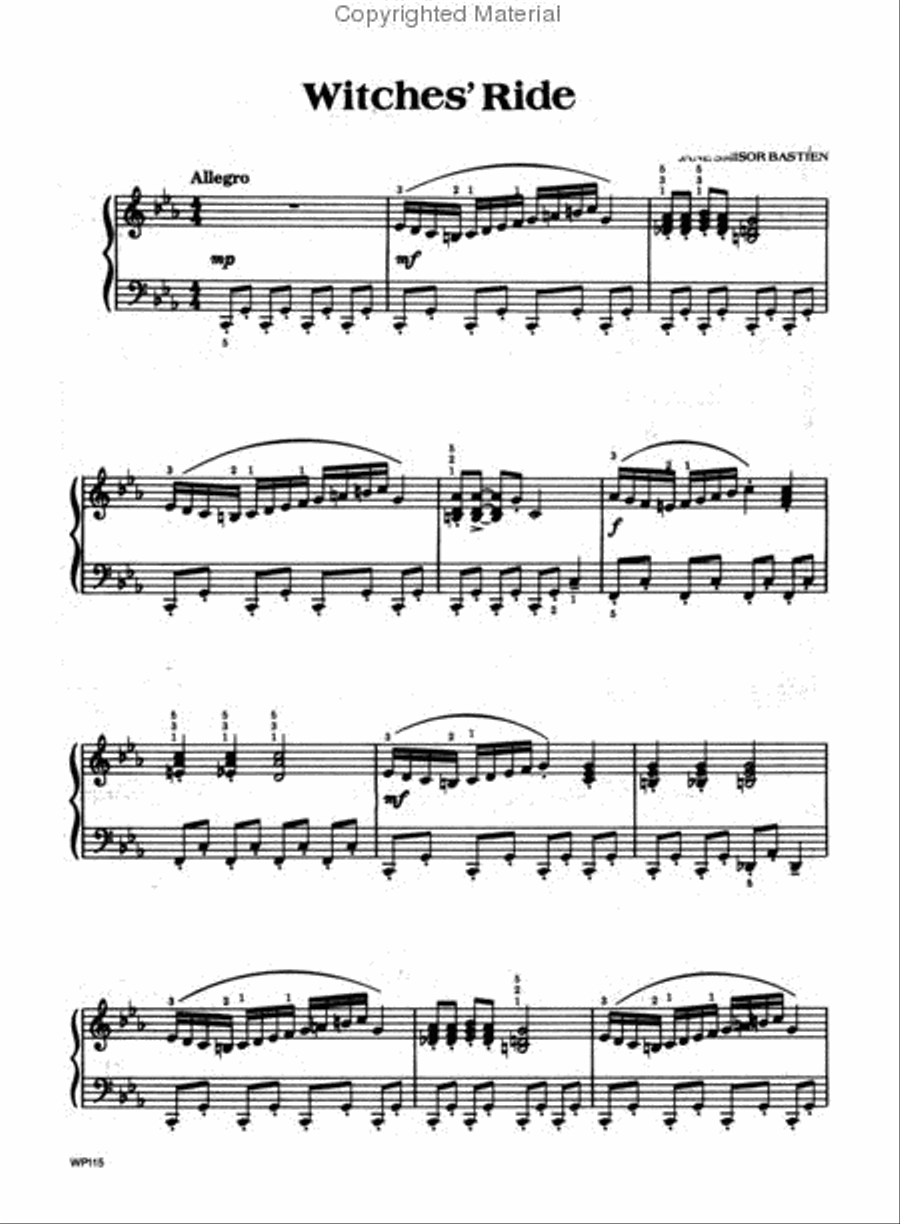 Intermediate Multi-Key Solos, Level 2 Piano Method scores gallery preview page 3