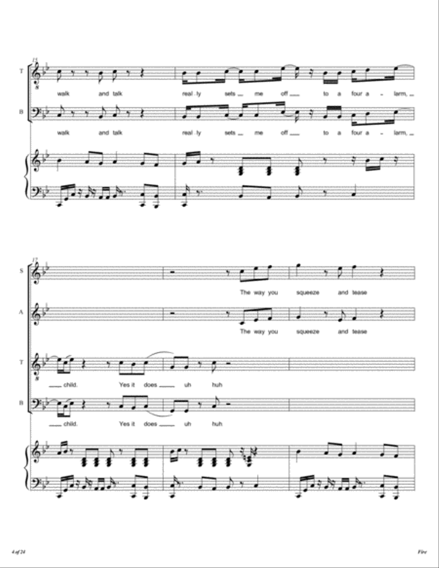 Fire 4-Part scores gallery preview page 5