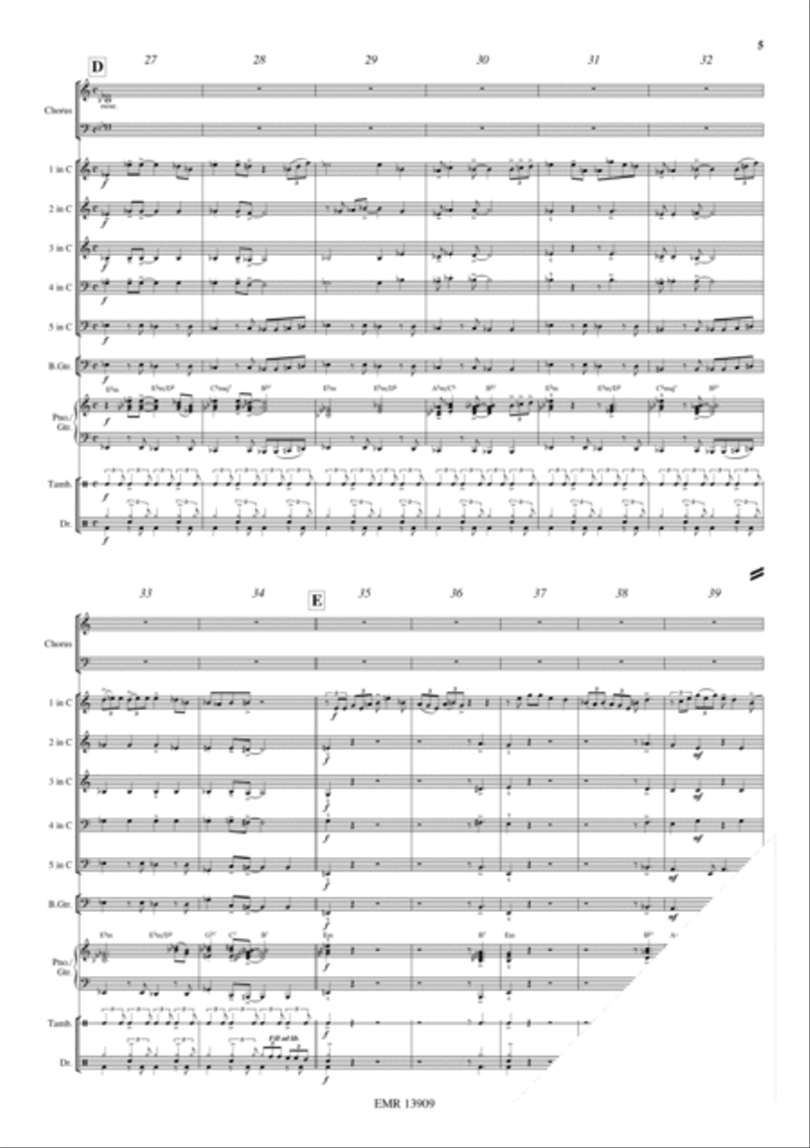 Ox And Donkey Blues Ox And Donkey Blues Woodwind Quintet scores gallery preview page 6