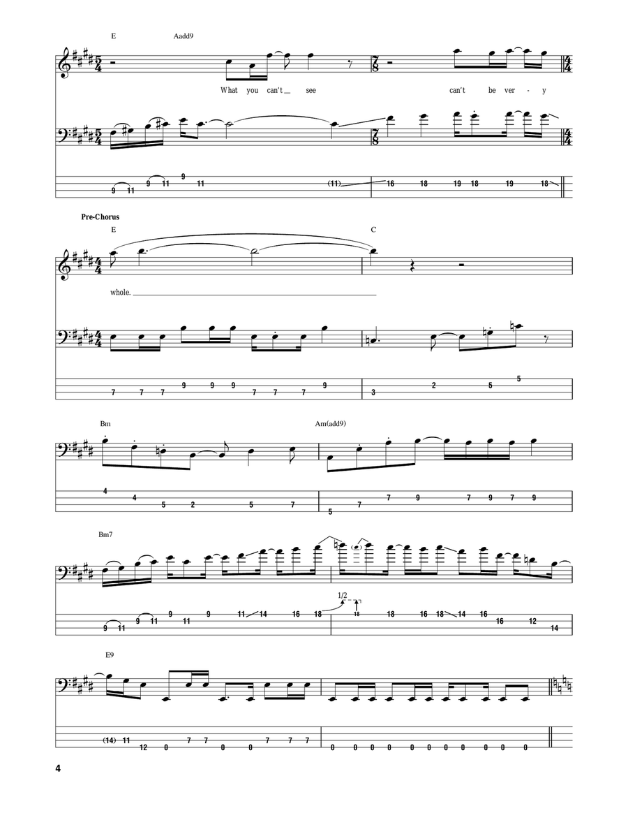 Starship Trooper Acoustic Guitar scores gallery preview page 4