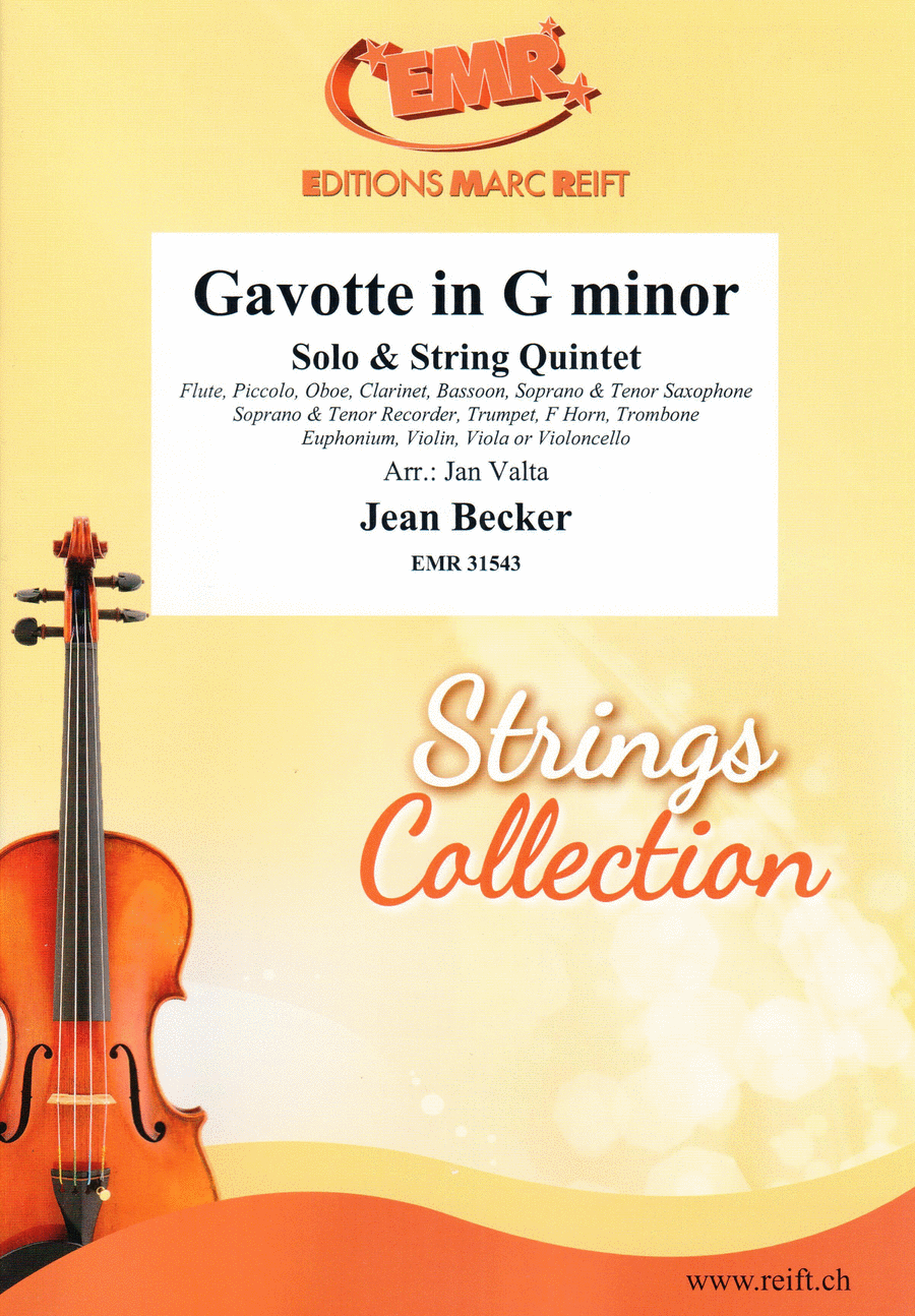 Gavotte in G minor Bassoon scores gallery preview page 1