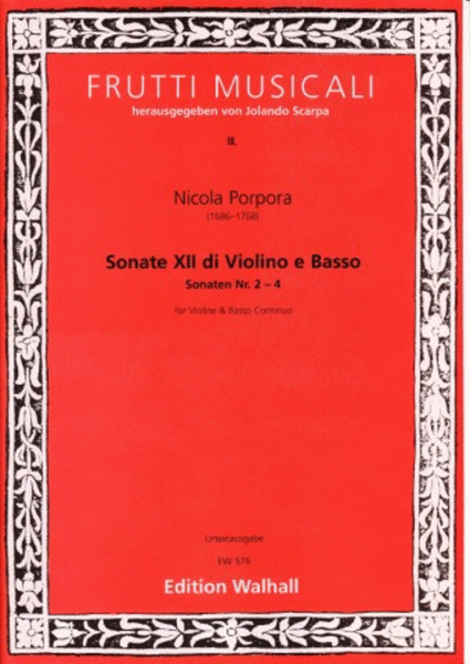 XII Sonate, Nr. 2-4