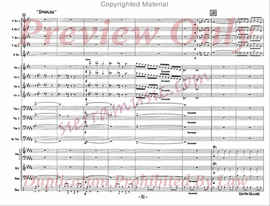 Kenton Kollage Big Band scores gallery preview page 22
