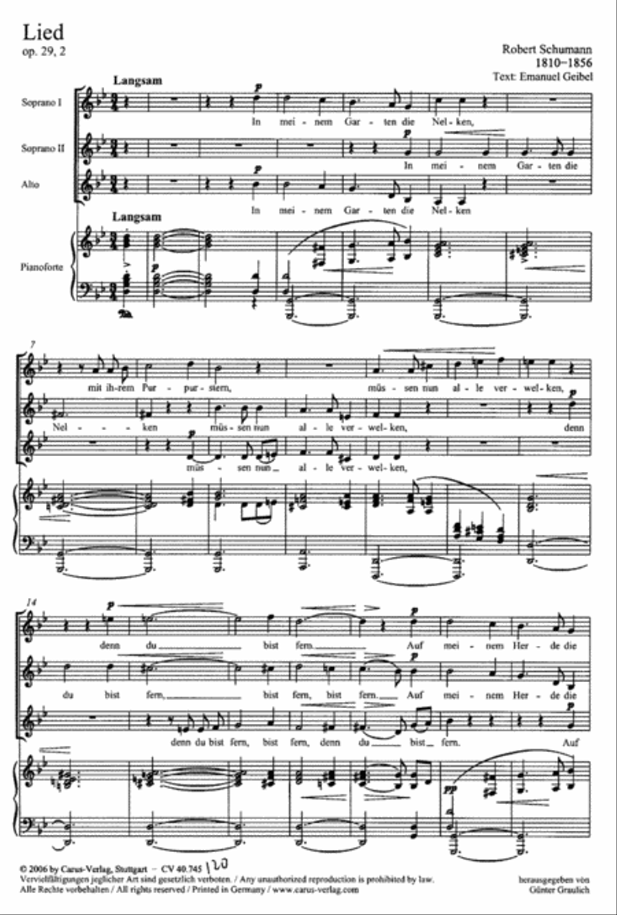 Lied SSA scores gallery preview page 1