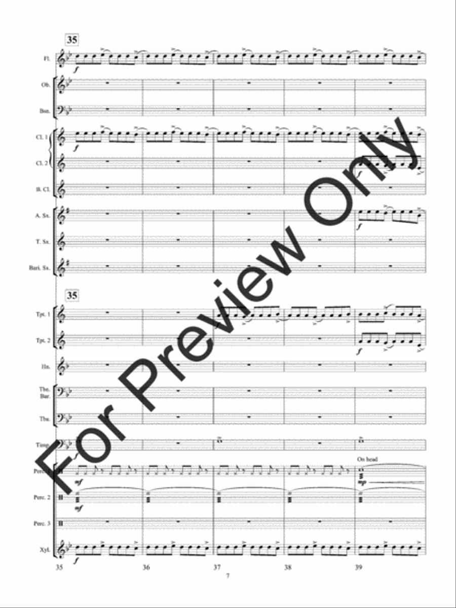 Poltergeist (Score) Concert Band scores gallery preview page 11