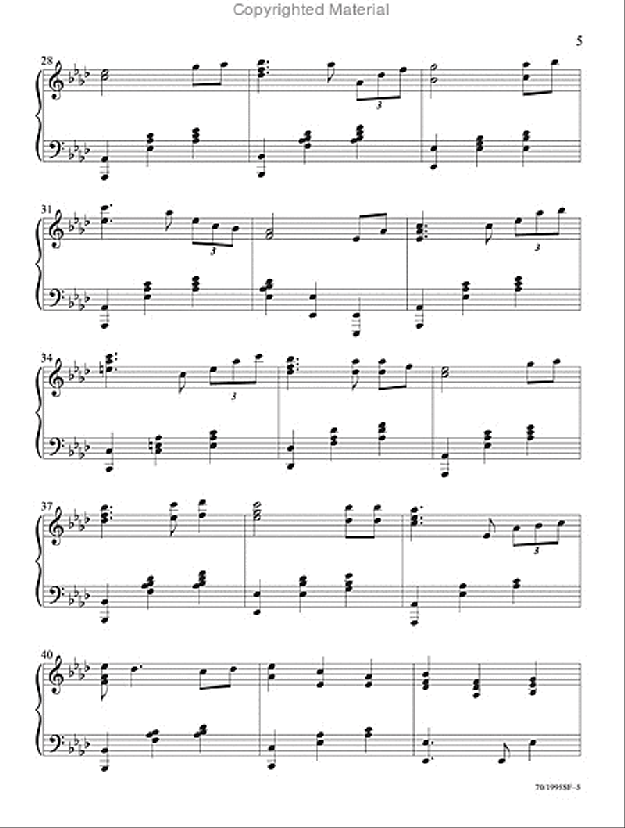 His Sacrifice Piano Solo scores gallery preview page 5