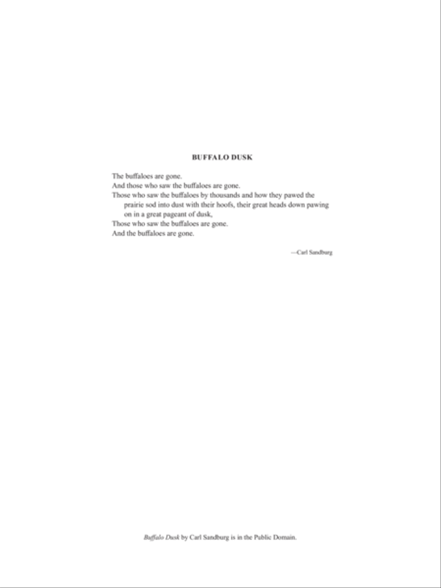 Buffalo Dusk Tenor Voice scores gallery preview page 2