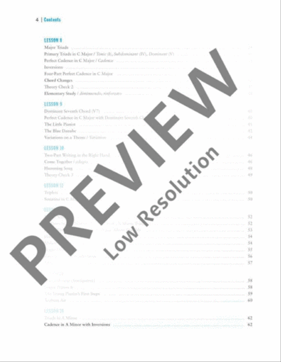 The Classical Piano Method Piano Method scores gallery preview page 5