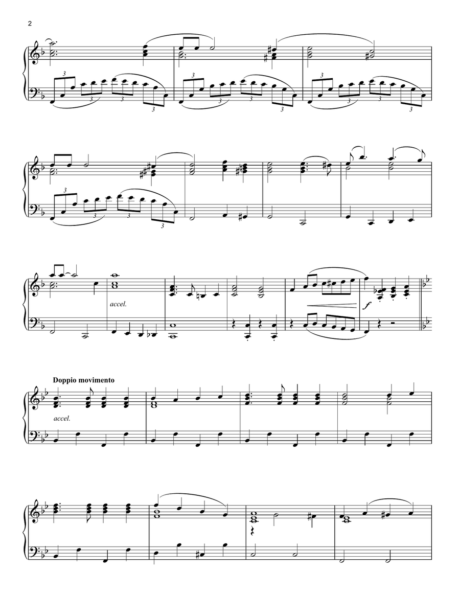 Overture (from Mary Poppins) [Classical version] Piano Solo scores gallery preview page 2
