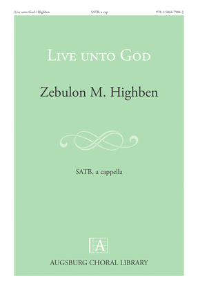 Book cover for Live unto God