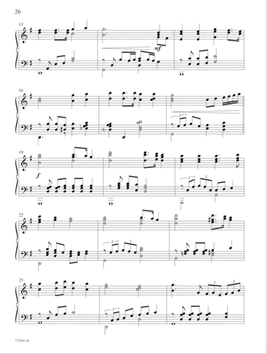 The Faithfulness of God Piano Solo scores gallery preview page 13