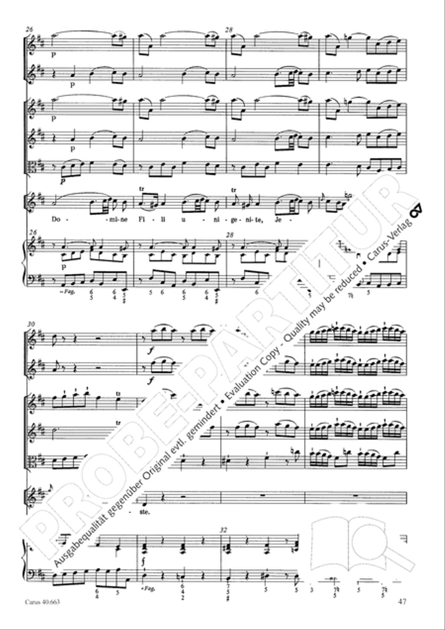 Mass in D minor (Missa in d) ATB scores gallery preview page 63