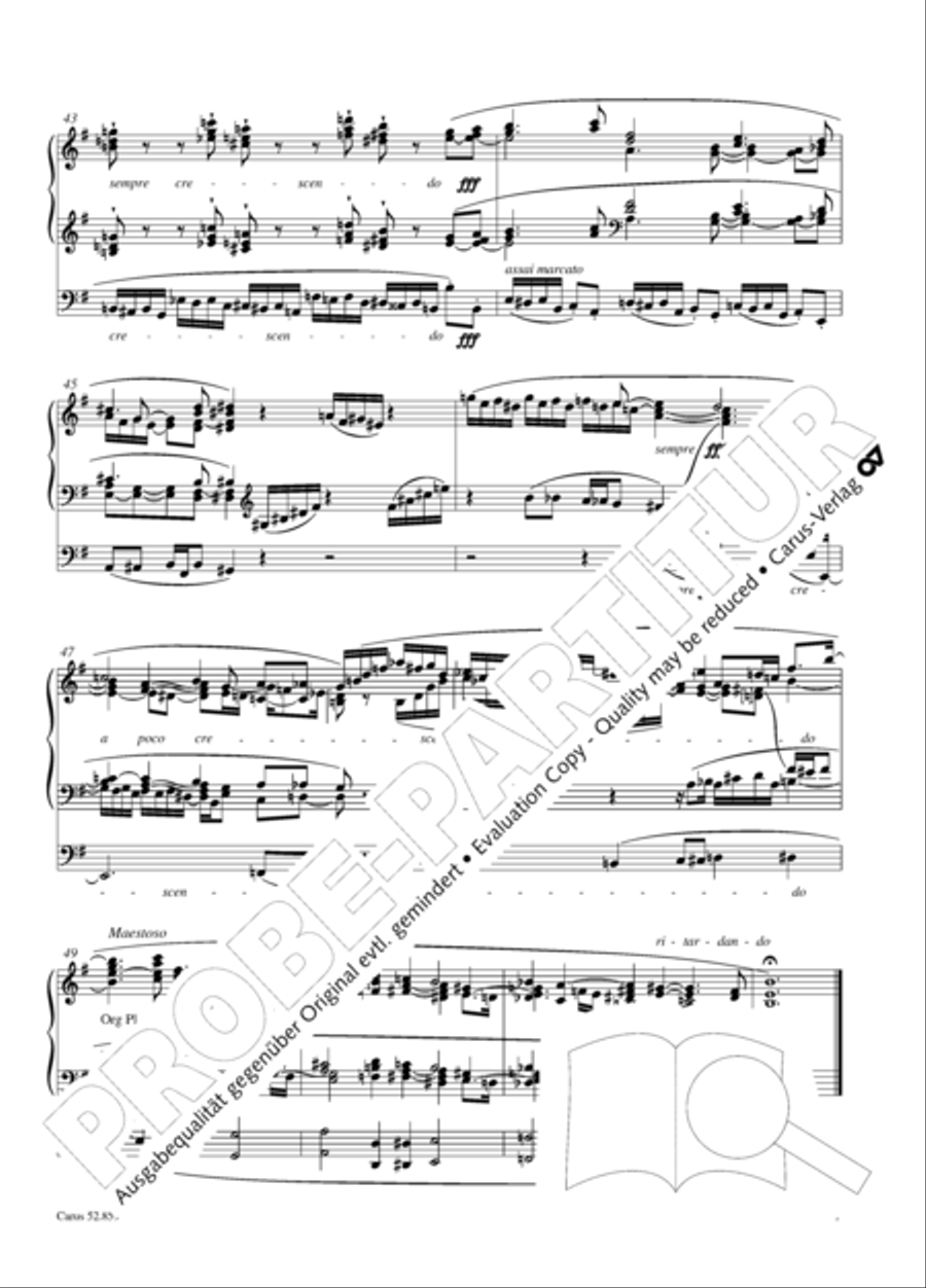 12 Stucke, Op. 59 Heft 1 Organ Solo scores gallery preview page 8