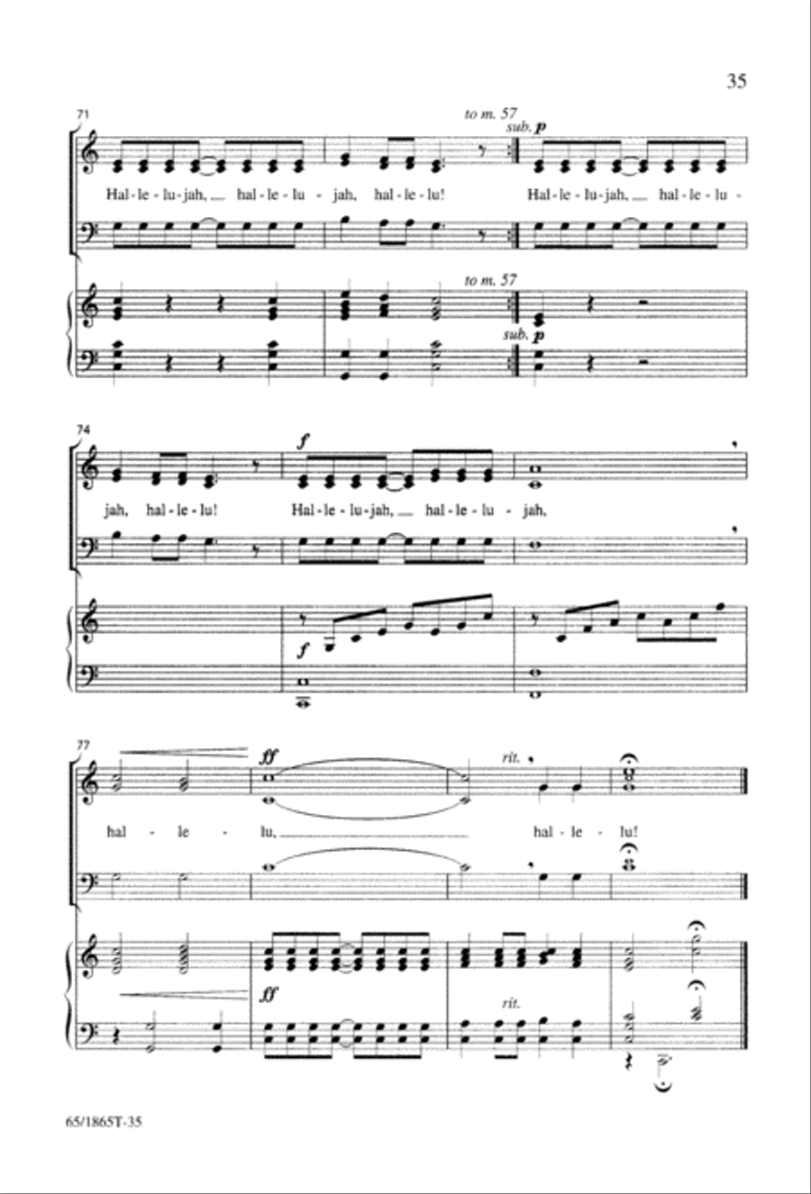 A Great Light 3-Part scores gallery preview page 37