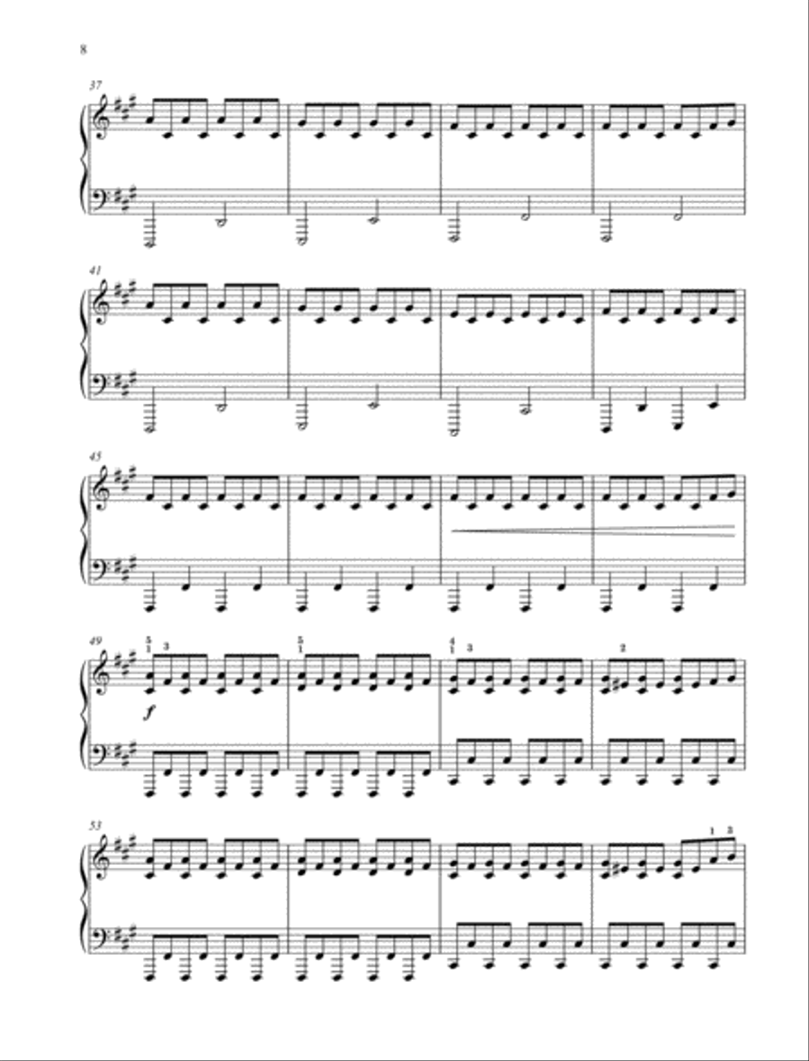 Obsession Piano Solo scores gallery preview page 3